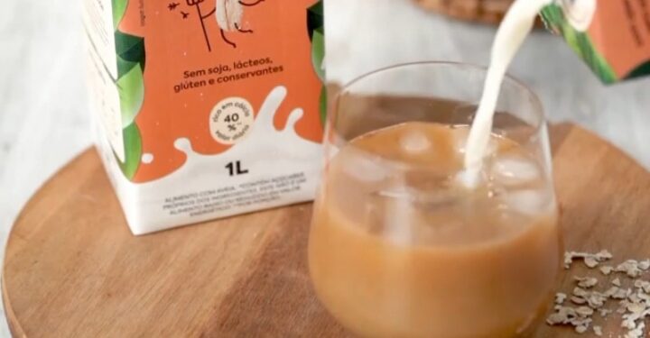 Leite de aveia como fonte de cálcio e energia