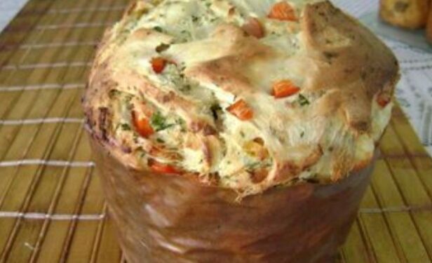 Panetone salgado para Ceia de Natal