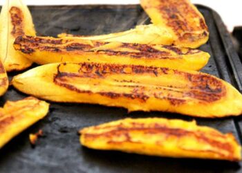 A versatilidade da banana da terra