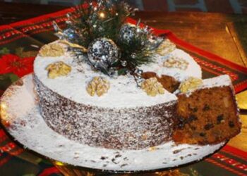 Bolo natalino como opção mais saudável e barata