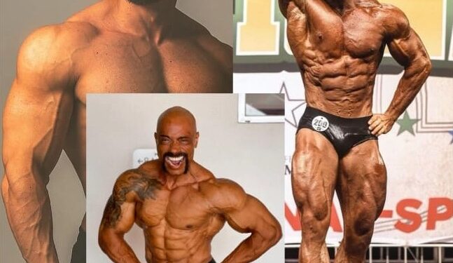 Trio de ferro na maior competição de bodybuilding