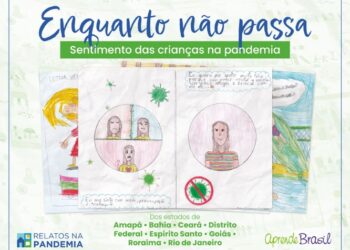 A pandemia desenhada por crianças