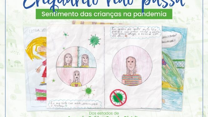 A pandemia desenhada por crianças