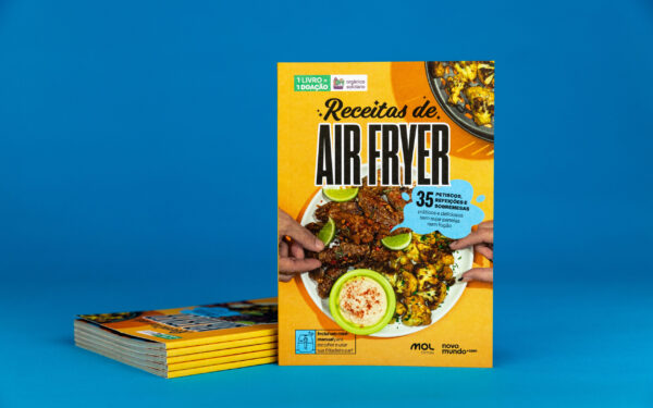 Solidariedade e 30 receitas na Air Fryer 