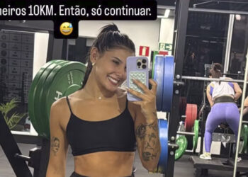 Ana Castela exibe rotina na academia e celebra evolução na corrida