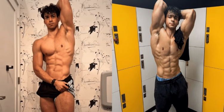 Fisiculturista, filho de Xanddy e Carla Perez exibe físico definido após treino intenso